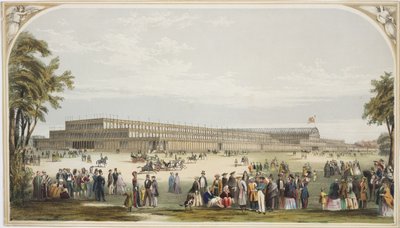 View of the Crystal Palace, Hyde Park by English School